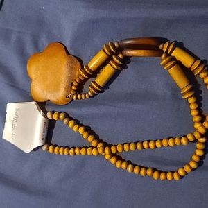 Light Wood Necklace